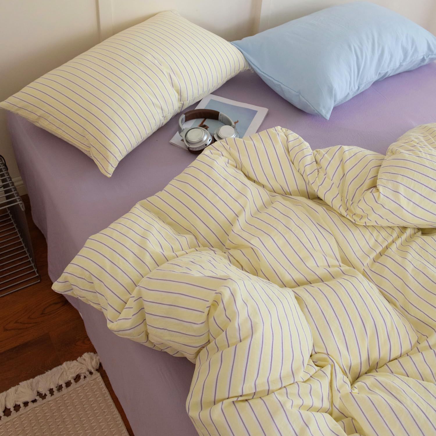 Amazon｜「§zz．luxi」布団カバーセット ダブル 4点セット ins